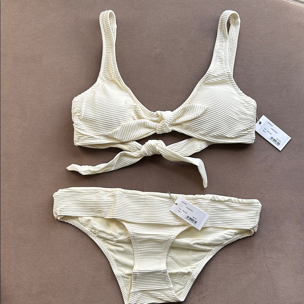 Heidi Klein NWT Bikini Top and Botton- Sz L